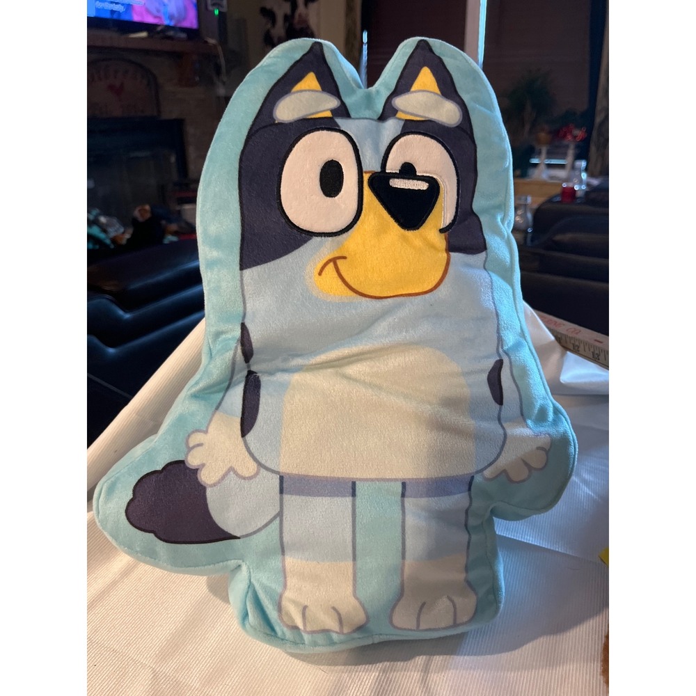 Bluey Character Plush Pillow Buddy 18 Inch‎ Blue Heeler Disney Junior Soft Toy
